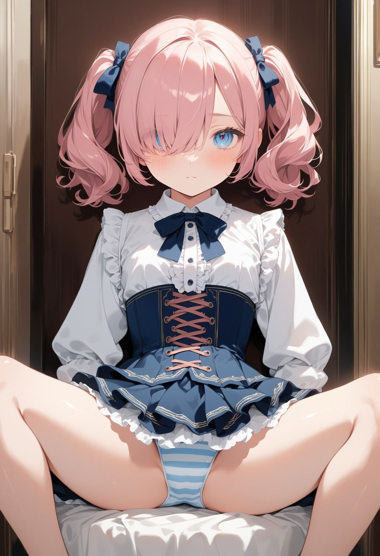 サンプル画像6:ゴスロリパンチラ写真集(AI天獄) [d_490027]