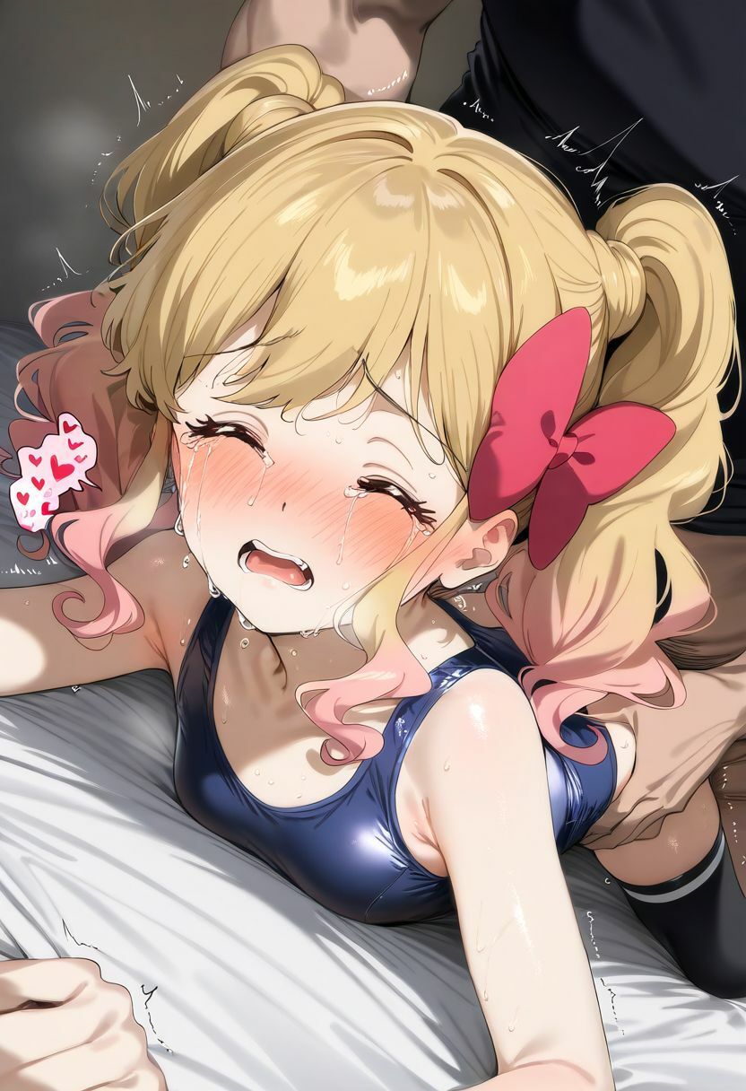 サンプル画像6:【200枚】虹野●めちゃんとイチャラブえっちイラスト集【スク水】(sharu2525) [d_490045]