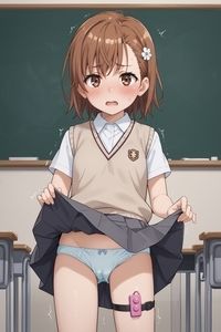 サンプル画像3:御坂◯琴変態自撮り【裏垢女子】(AIペンギン) [d_490062]