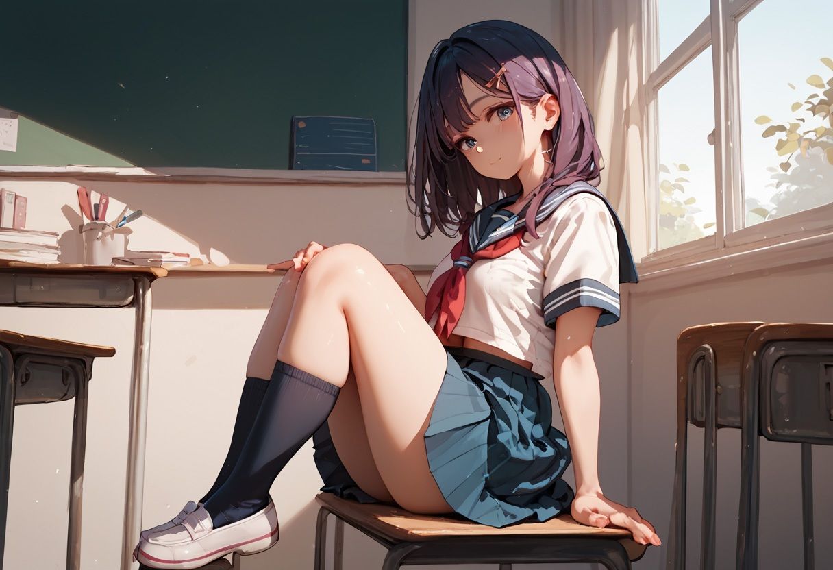 サンプル画像1:女子◯生と口内性交(ふぃおぅ) [d_490072]