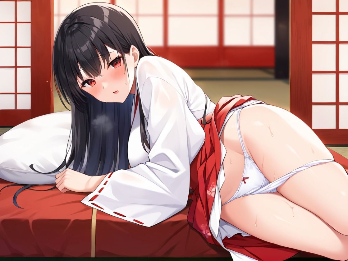 サンプル画像5:美少女巫女と和室で大乱交(なでしこしこくらぶ) [d_490273]