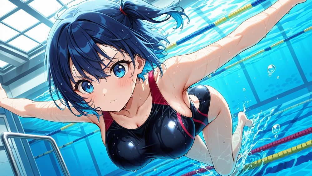 競泳水着×支配逆転の画像6