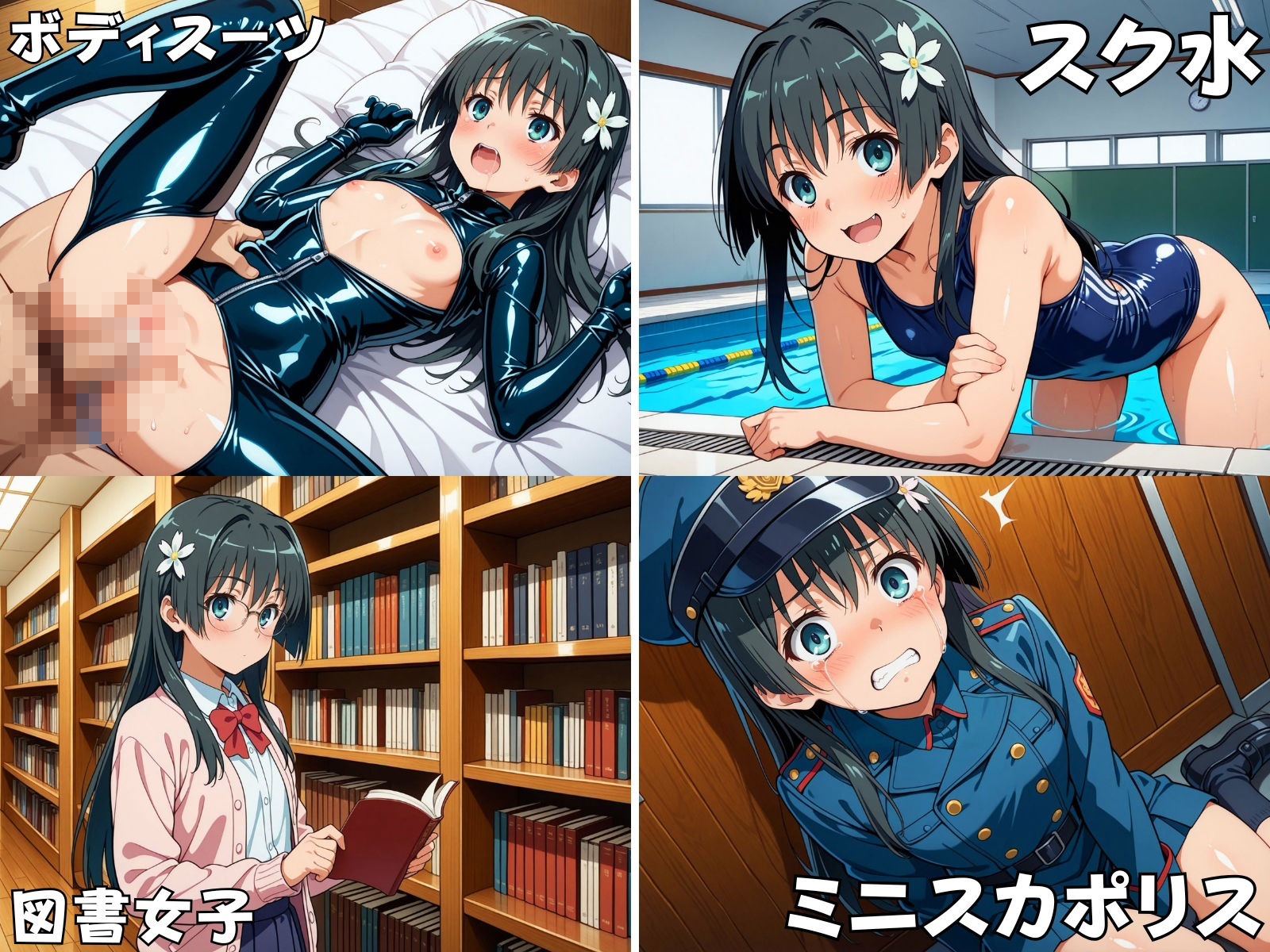 サンプル画像3:孕ませ七変化 佐◯涙子と過ごすコスプレ性生活(AIアニメクラブ) [d_490288]