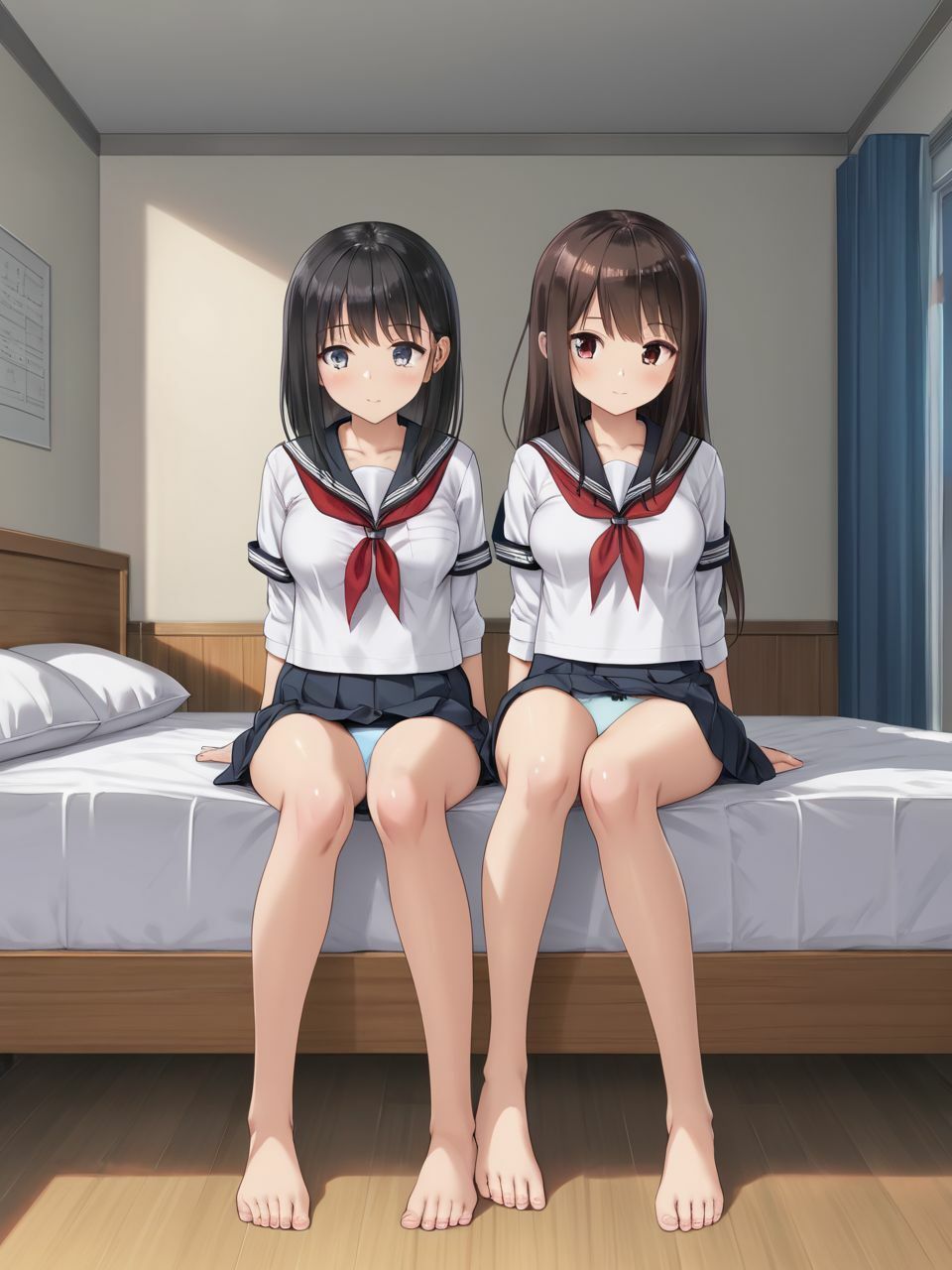 サンプル画像1:性教育特進コース 「ねえ早く教室行こ？」(美女造) [d_490342]