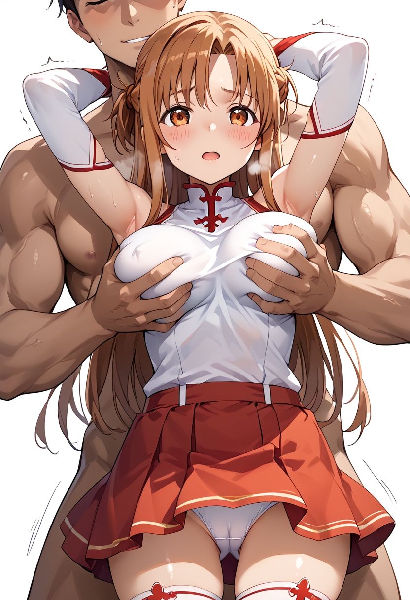 サンプル画像2:SAO閃光のア〇ナおっぱい揉まれまくりCG集330枚(ぐるぐる扇風機) [d_490349]