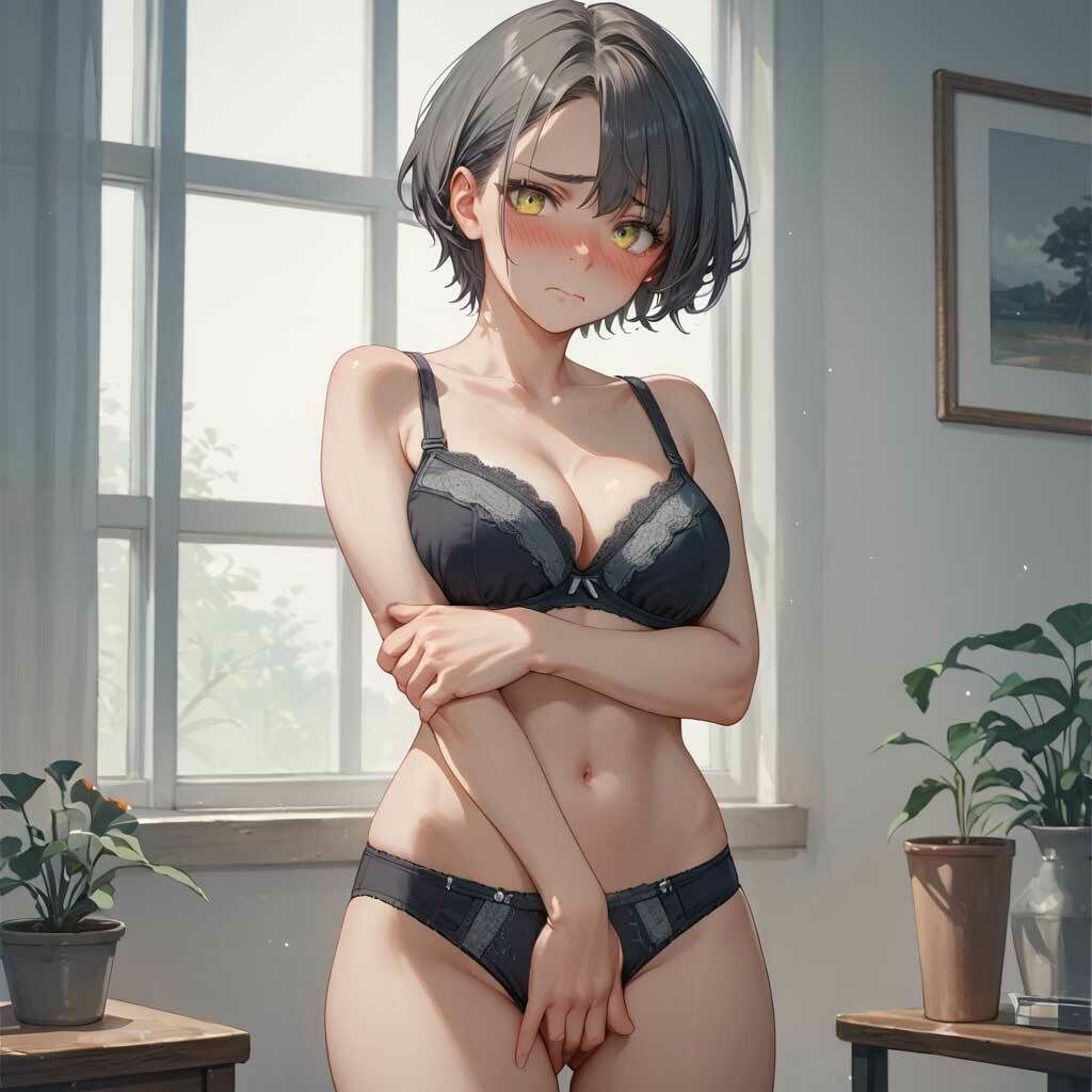 サンプル画像1:あんまり見ないで〜恥じらう女の子たち〜(ティッシュのご用意を) [d_490353]