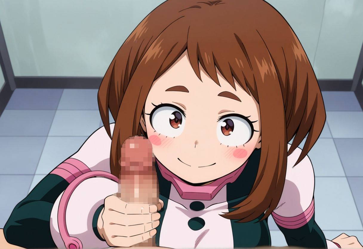 サンプル画像1:放課後ヒロインズ 麗日お茶子(むさこた) [d_490356]