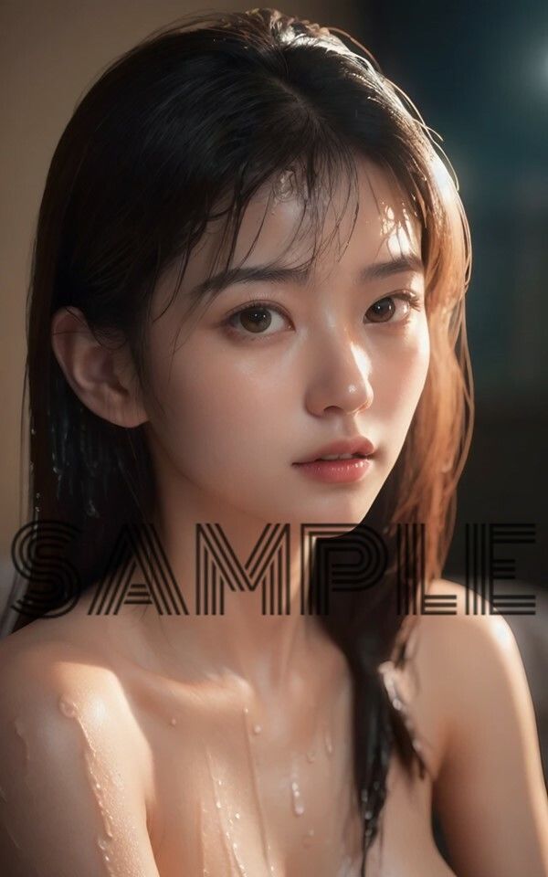 サンプル画像1:アイドル級びっしょ美少女VER，1(AI for men) [d_490368]