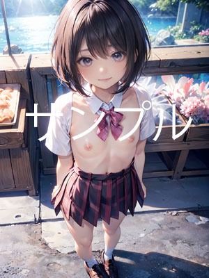 サンプル画像2:水族館にいこーよ！わたしの全て見てほしいな(AIT) [d_490438]