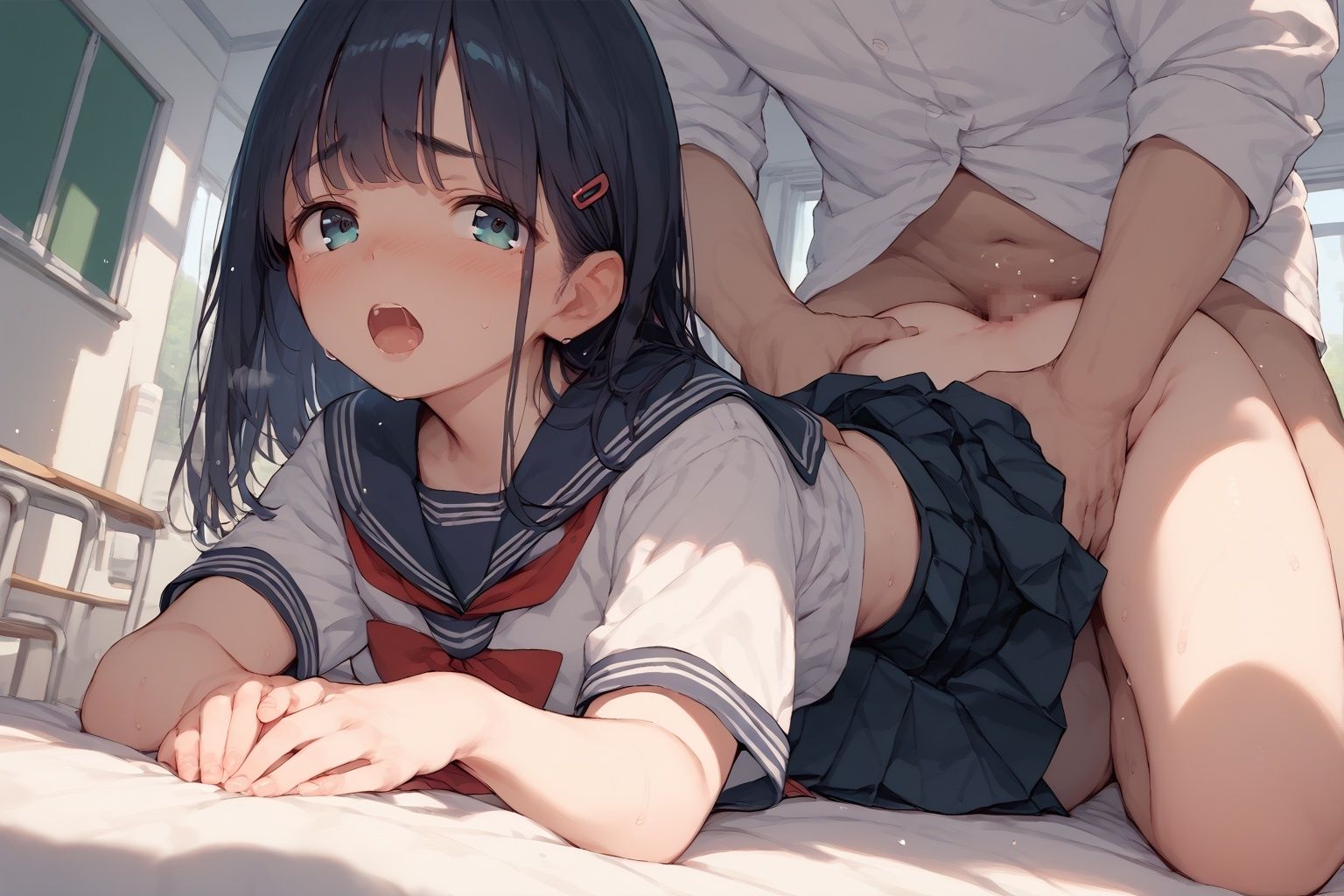 サンプル画像2:リアル肉便器 女子校生〜トイレでこっそりやるのが興奮するんです！〜(妄想天国) [d_490481]