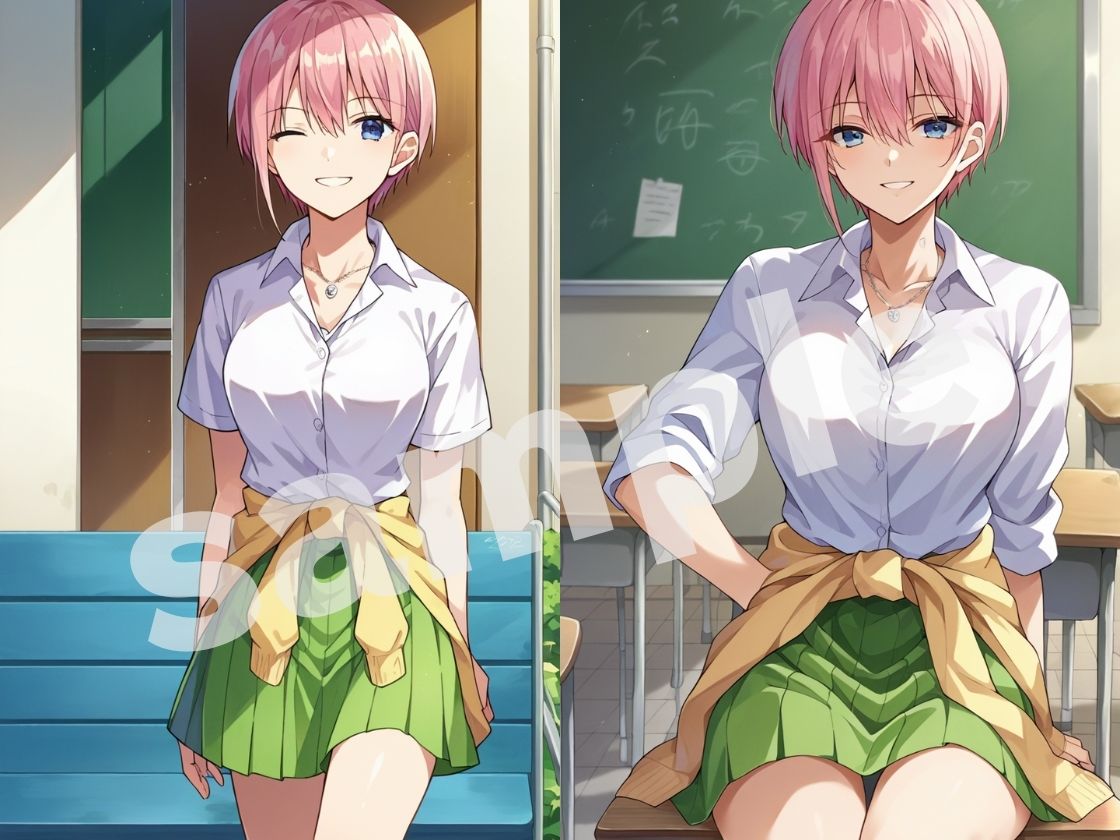 サンプル画像1:〇等分の花嫁 〜中野一花編〜(もろだしたろう) [d_490523]