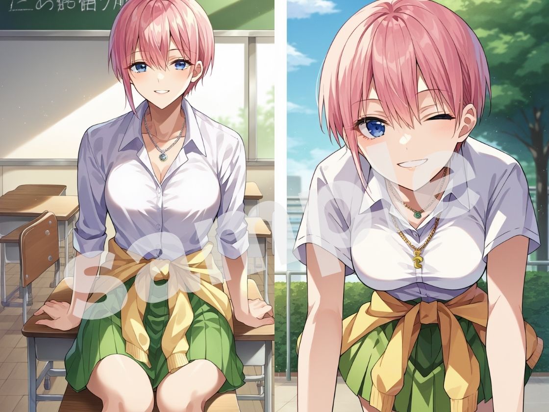 サンプル画像2:〇等分の花嫁 〜中野一花編〜(もろだしたろう) [d_490523]