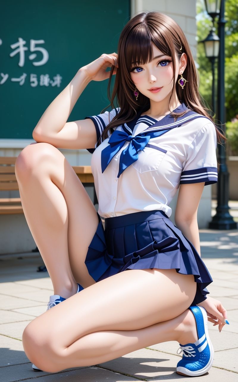 サンプル画像1:学校の超一軍JKに脚フェチ写真依頼したらザーメン中出し口移し乱交セックスできた話(あしフェチ堂) [d_490745]