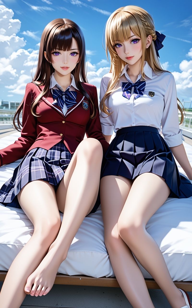 サンプル画像2:学校の超一軍JKに脚フェチ写真依頼したらザーメン中出し口移し乱交セックスできた話(あしフェチ堂) [d_490745]