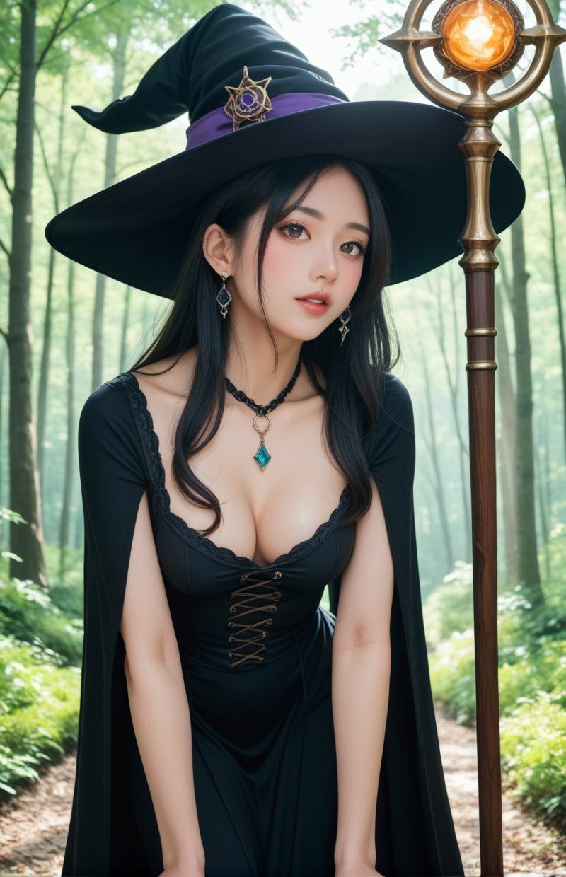 サンプル画像3:最初の森で出会った魔女がちょろすぎたw(みょん) [d_490878]