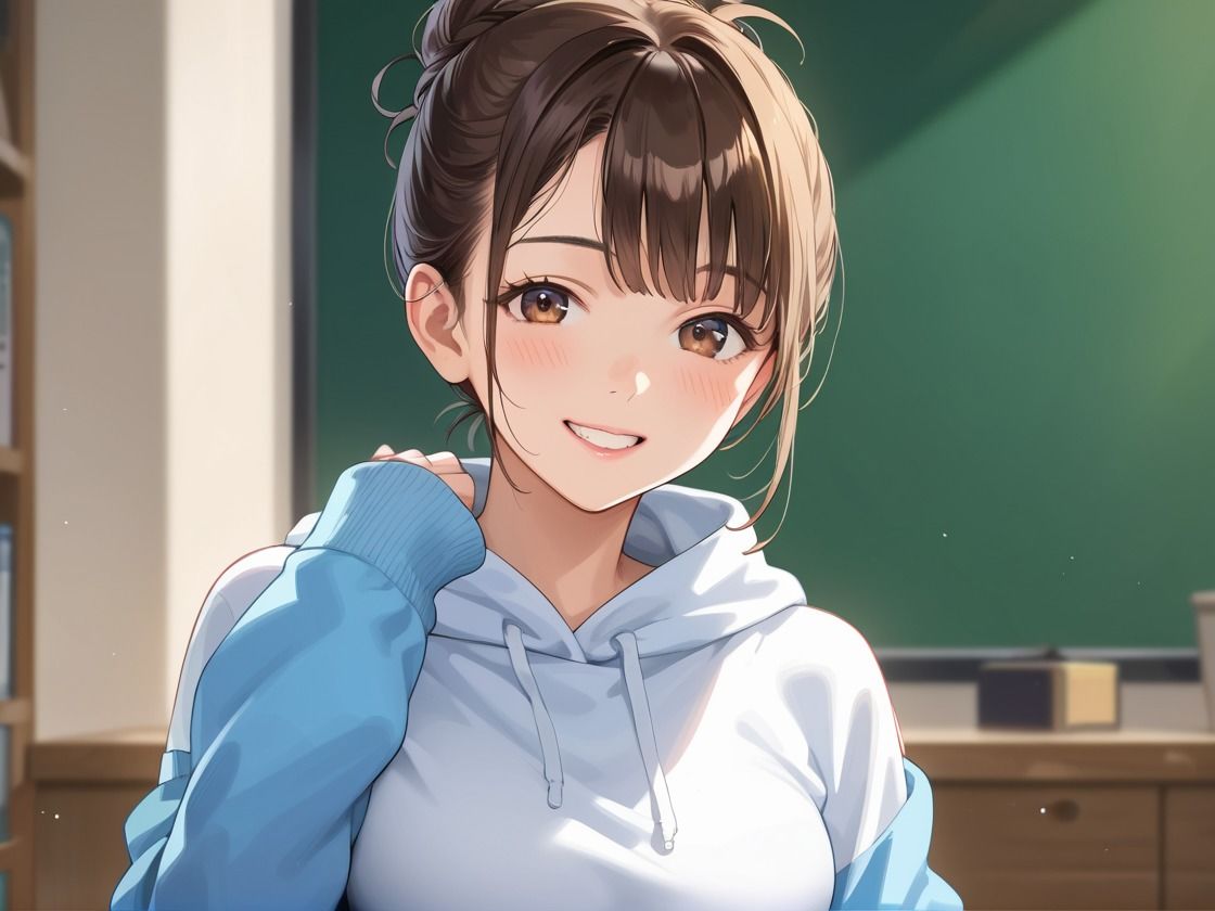 サンプル画像1:天使の様な清楚系女の子の抜きサービス(揉みプレス) [d_490921]