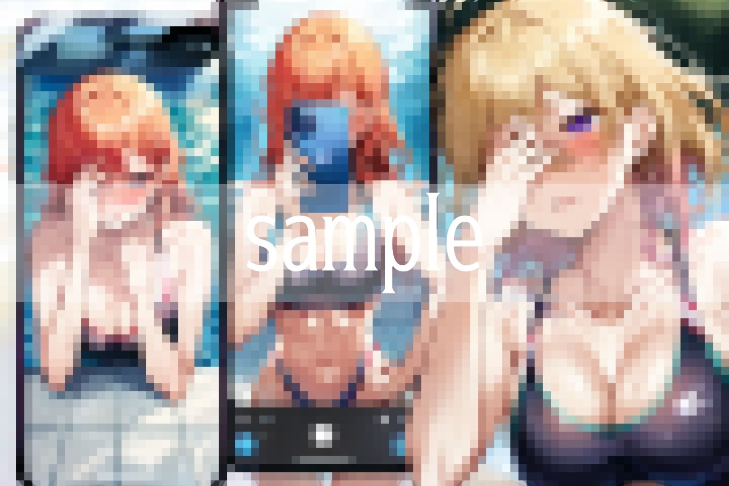 濡れる想い...Hな水着で誘惑しますね...のサンプル画像 6