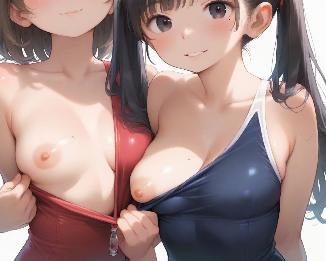 サンプル画像3:スク水爆乳ロリハーレムCG集【253枚】(ピチッとアワビ) [d_490965]