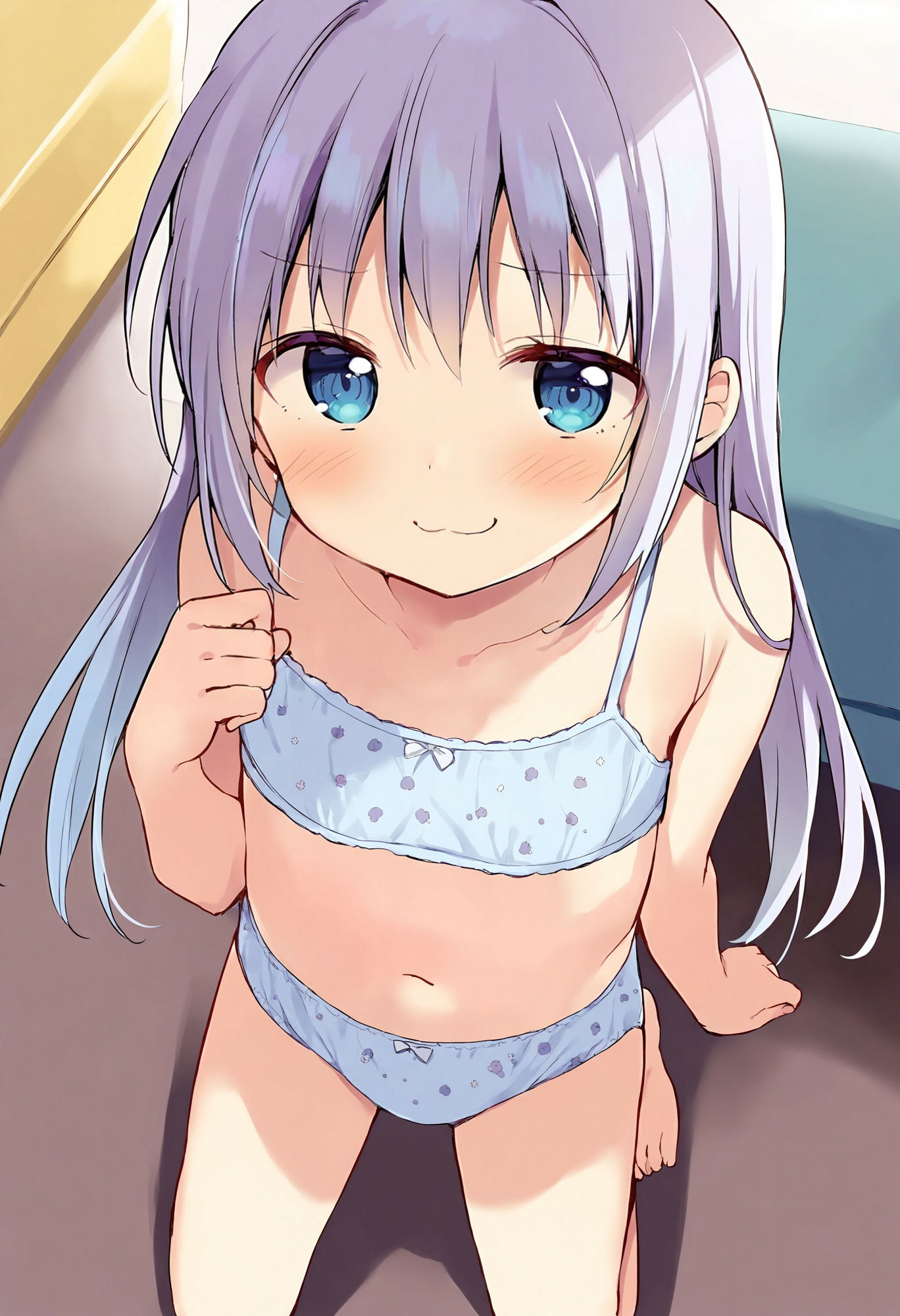 サンプル画像3:初めてのブラが嬉しくて見せつけてくる妹(でのいず) [d_490978]