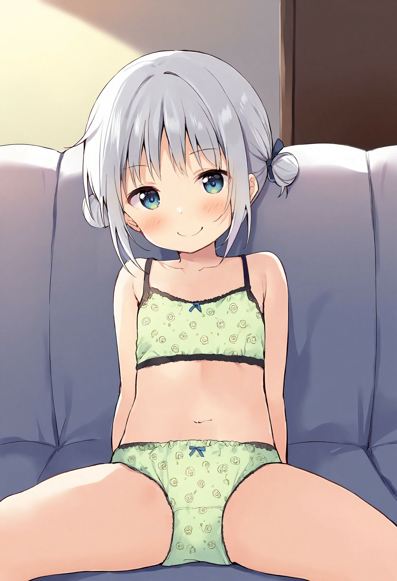 サンプル画像4:初めてのブラが嬉しくて見せつけてくる妹(でのいず) [d_490978]