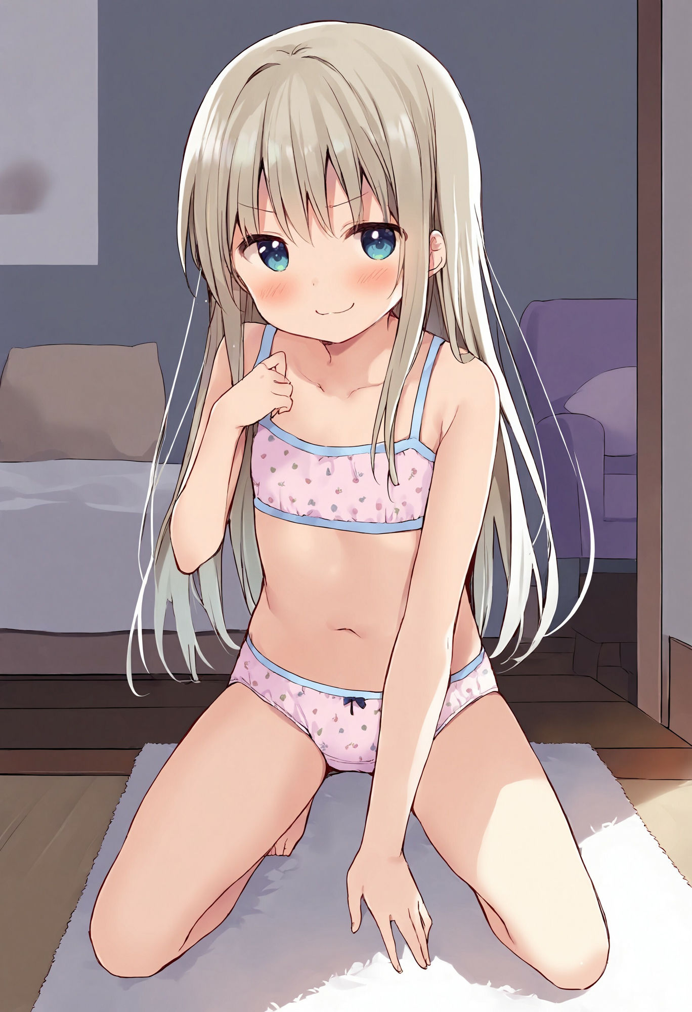 サンプル画像6:初めてのブラが嬉しくて見せつけてくる妹(でのいず) [d_490978]