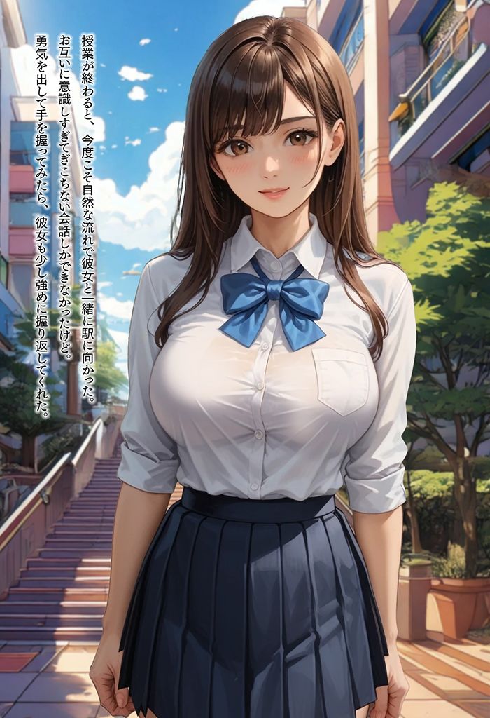 サンプル画像2:仮彼女〜奥手のボクが制服美女をモノにする話(AIB（美女ギャラリー）) [d_491119]