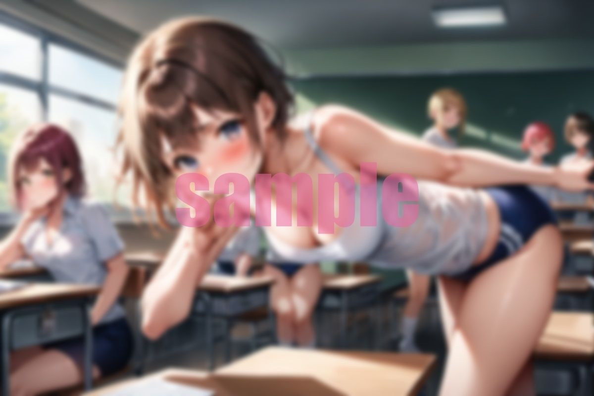 サンプル画像1:さわって みる！？ムチムチお手上げ(敬天AI人) [d_491199]