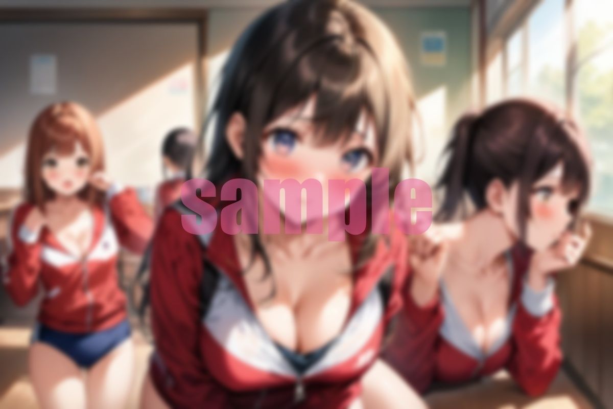 サンプル画像4:さわって みる！？ムチムチお手上げ(敬天AI人) [d_491199]