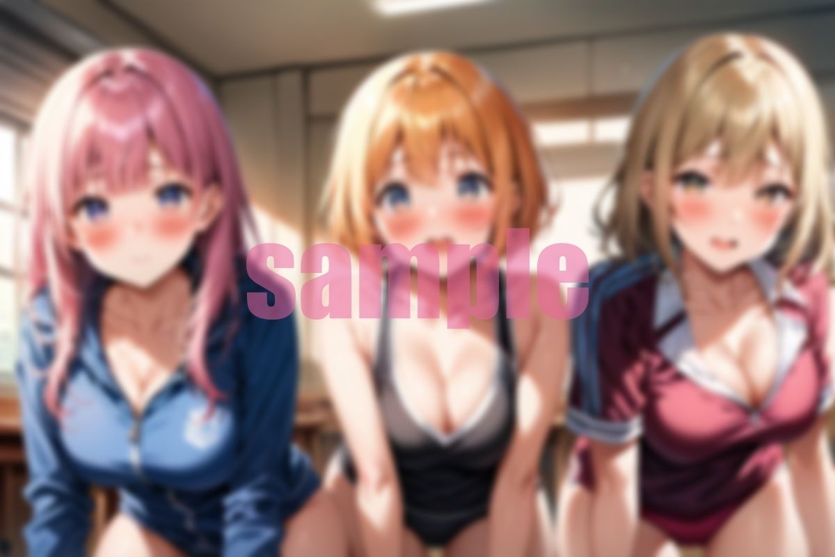 サンプル画像5:さわって みる！？ムチムチお手上げ(敬天AI人) [d_491199]