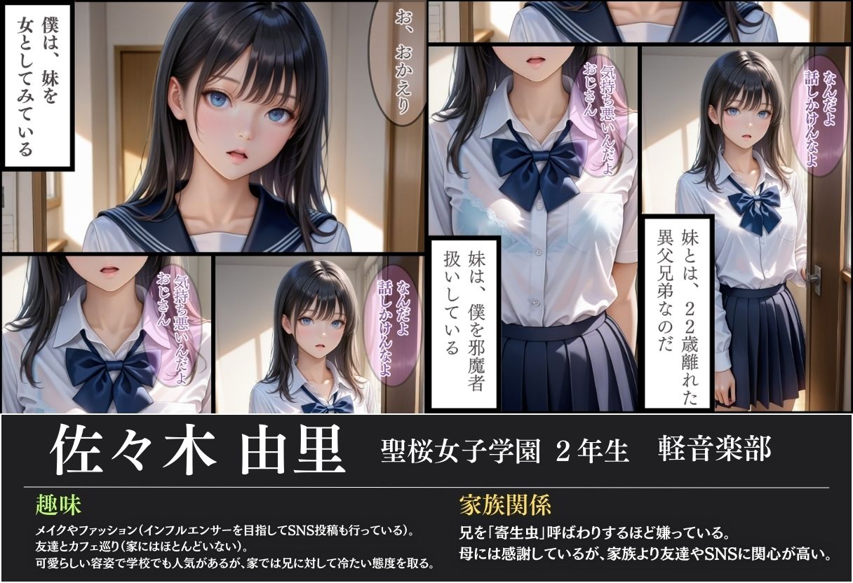 サンプル画像2:【全ページセリフ入り】家庭内種付け(りんごのたね) [d_491239]