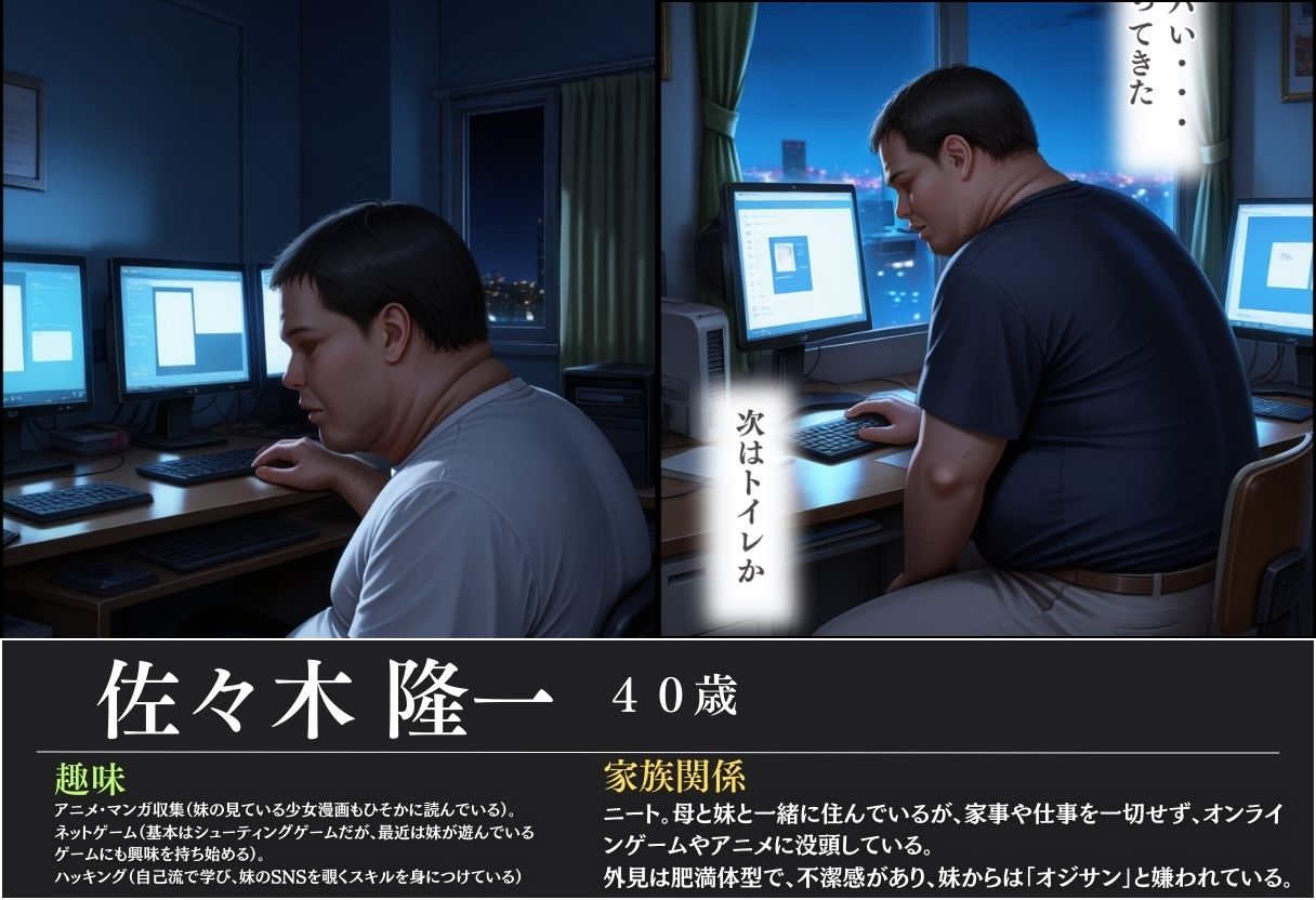 サンプル画像3:【全ページセリフ入り】家庭内種付け(りんごのたね) [d_491239]