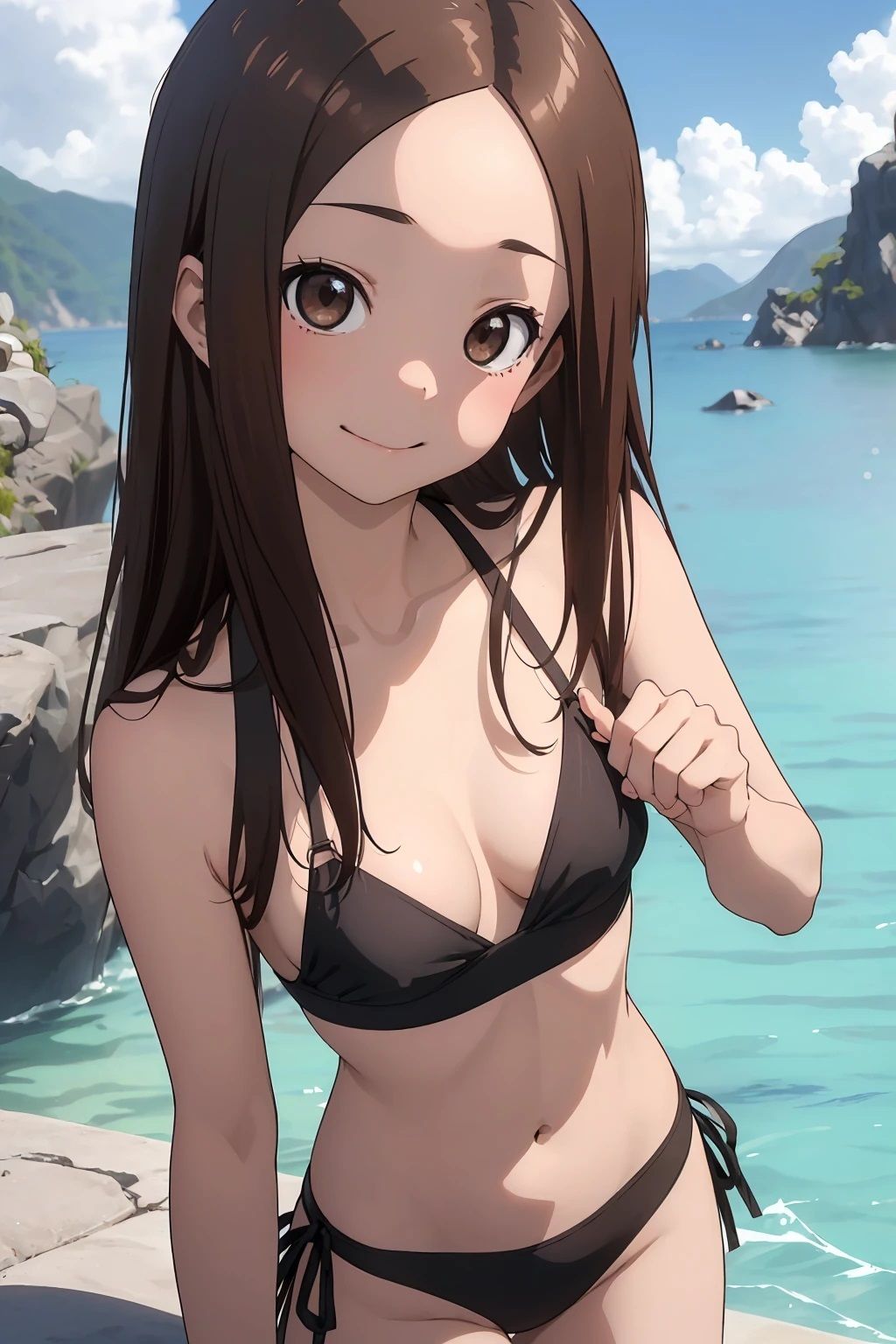 サンプル画像2:高〇さん  黒ビキニ（62枚）(ひぐまアート) [d_491240]