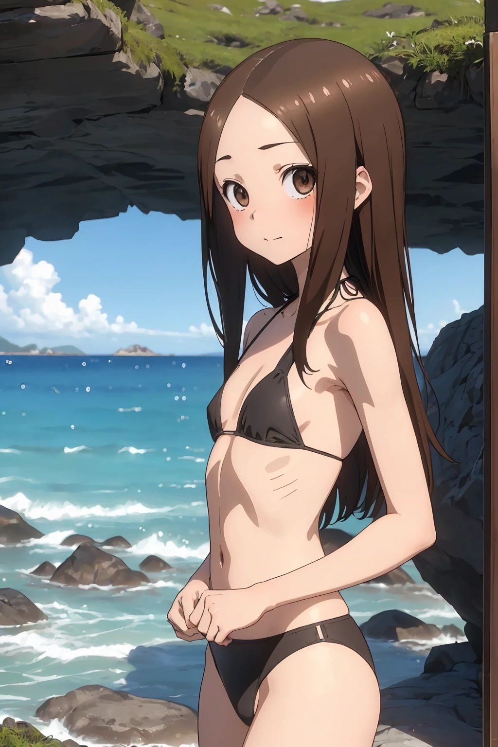 サンプル画像3:高〇さん  黒ビキニ（62枚）(ひぐまアート) [d_491240]