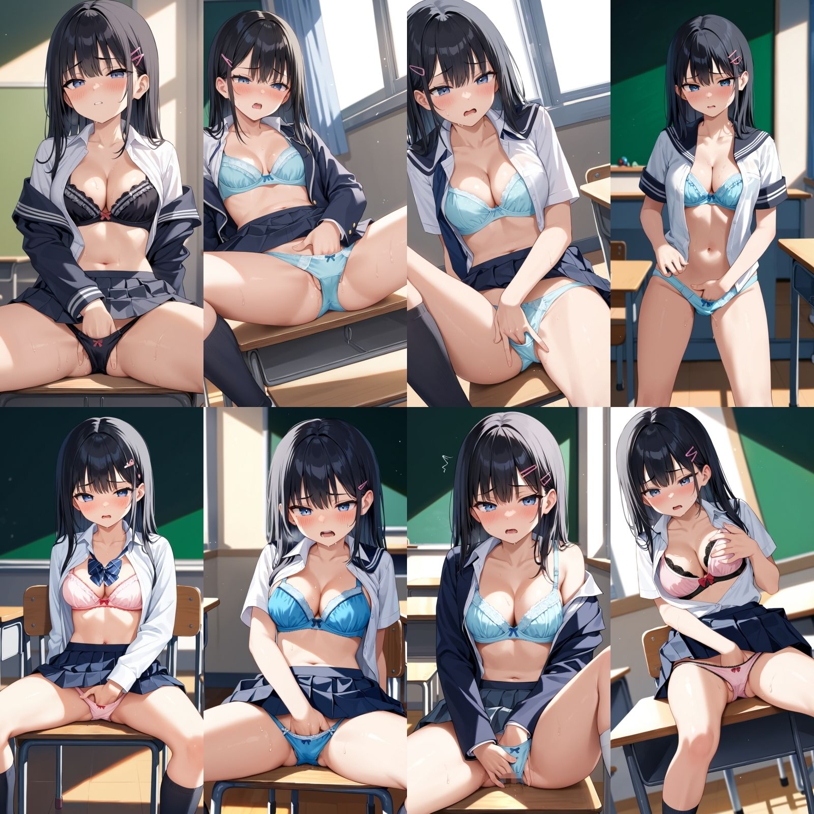 サンプル画像3:嫌がる女子〇生をレ〇プ -弱みを握りやりたい放題-【500枚】(女子高生) [d_491288]