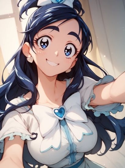 サンプル画像1:ふたりはプリキュアのキュアホワイトから送られてきた自撮り写真(自撮りサークル  イカスミ工房) [d_491379]