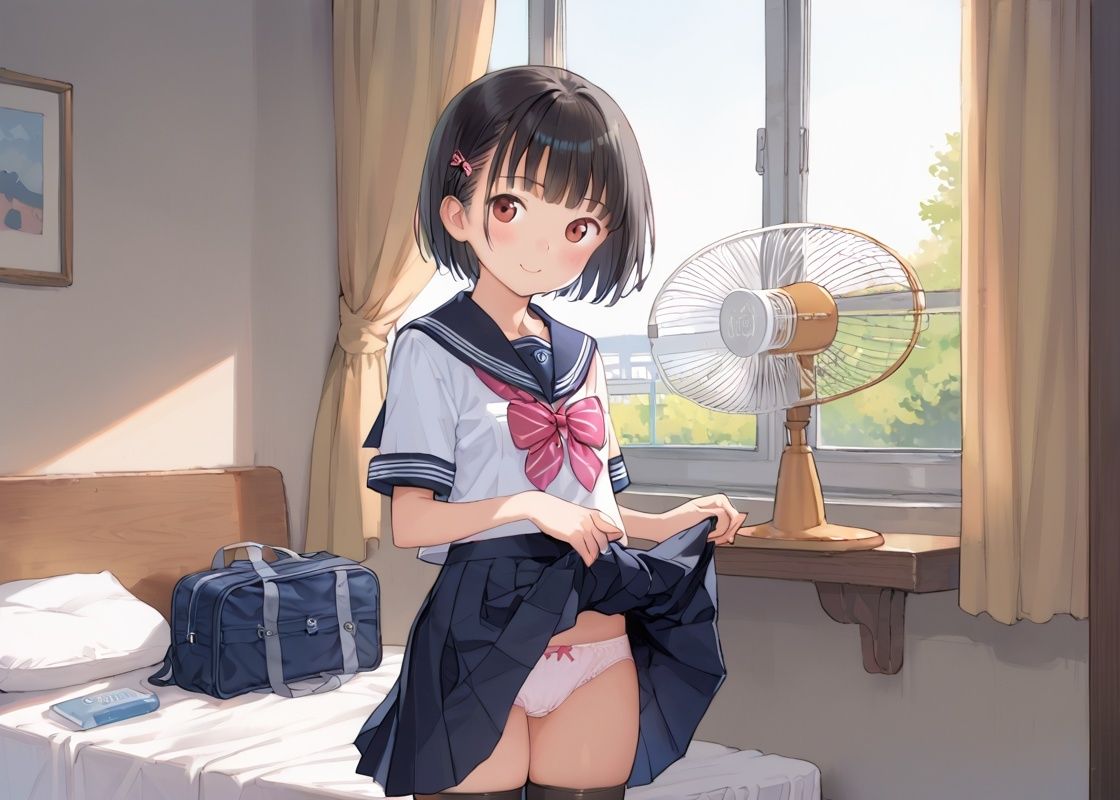 サンプル画像2:放課後に制服着たままエッチ(sksk) [d_491385]