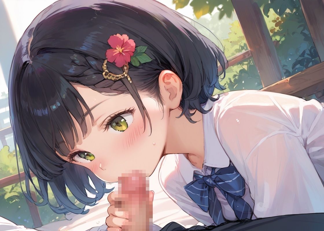 放課後に制服着たままエッチの画像4