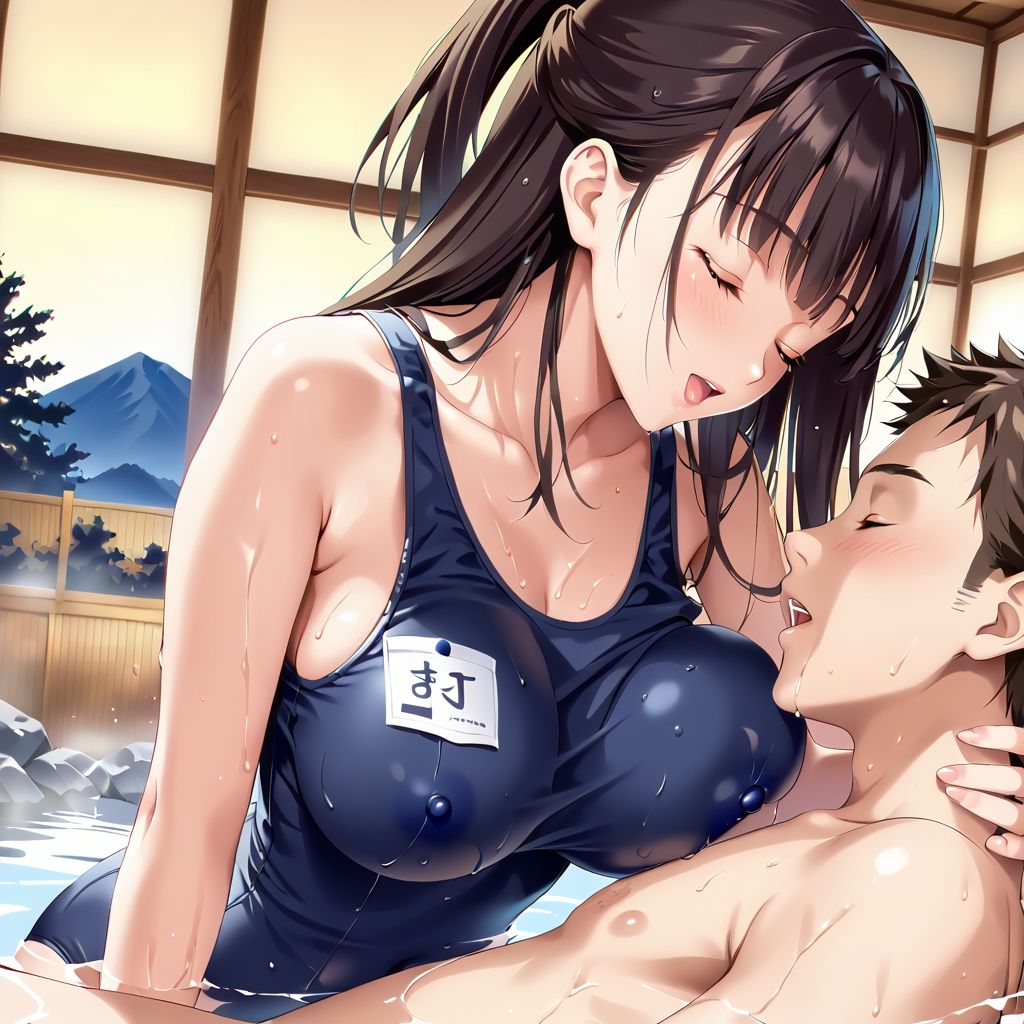 サンプル画像6:温泉スク水ギャラリー(うるわし校房) [d_491414]