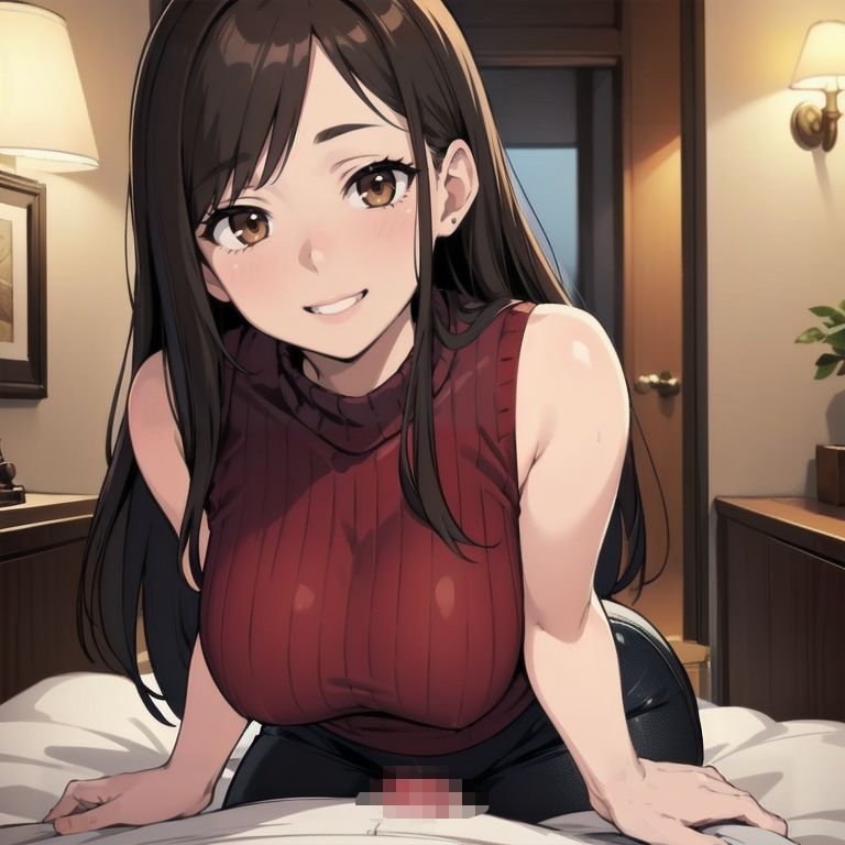 サンプル画像1:ニットぱい美女のエロ画像集(あぶ能丸) [d_491432]