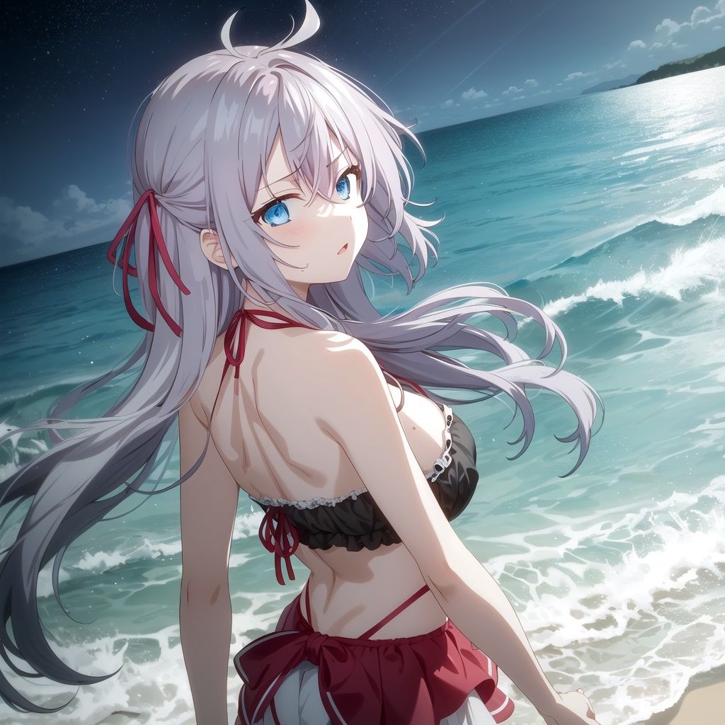 サンプル画像2:デレないロシア美少女と外出したら、俺がデレてしまった 浜辺編(同藍) [d_491465]