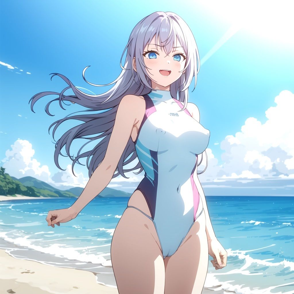 サンプル画像3:デレないロシア美少女と外出したら、俺がデレてしまった 浜辺編(同藍) [d_491465]