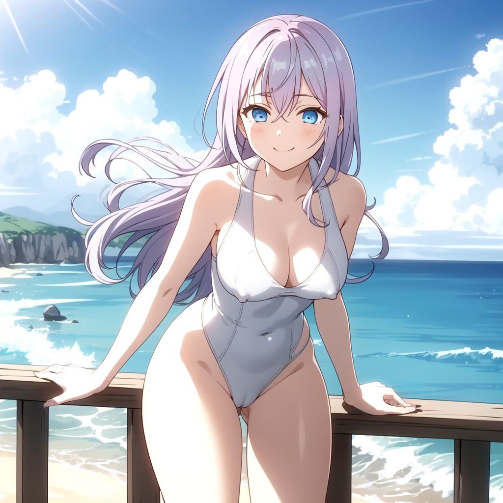 サンプル画像4:デレないロシア美少女と外出したら、俺がデレてしまった 浜辺編(同藍) [d_491465]