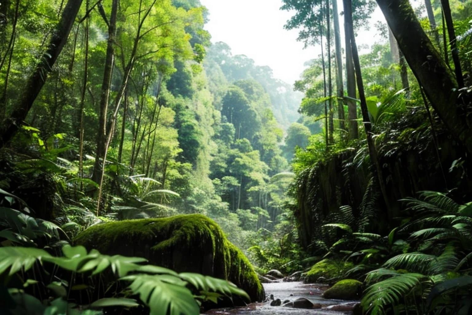 サンプル画像4:森林・小径  背景素材2(豊川内角) [d_491472]