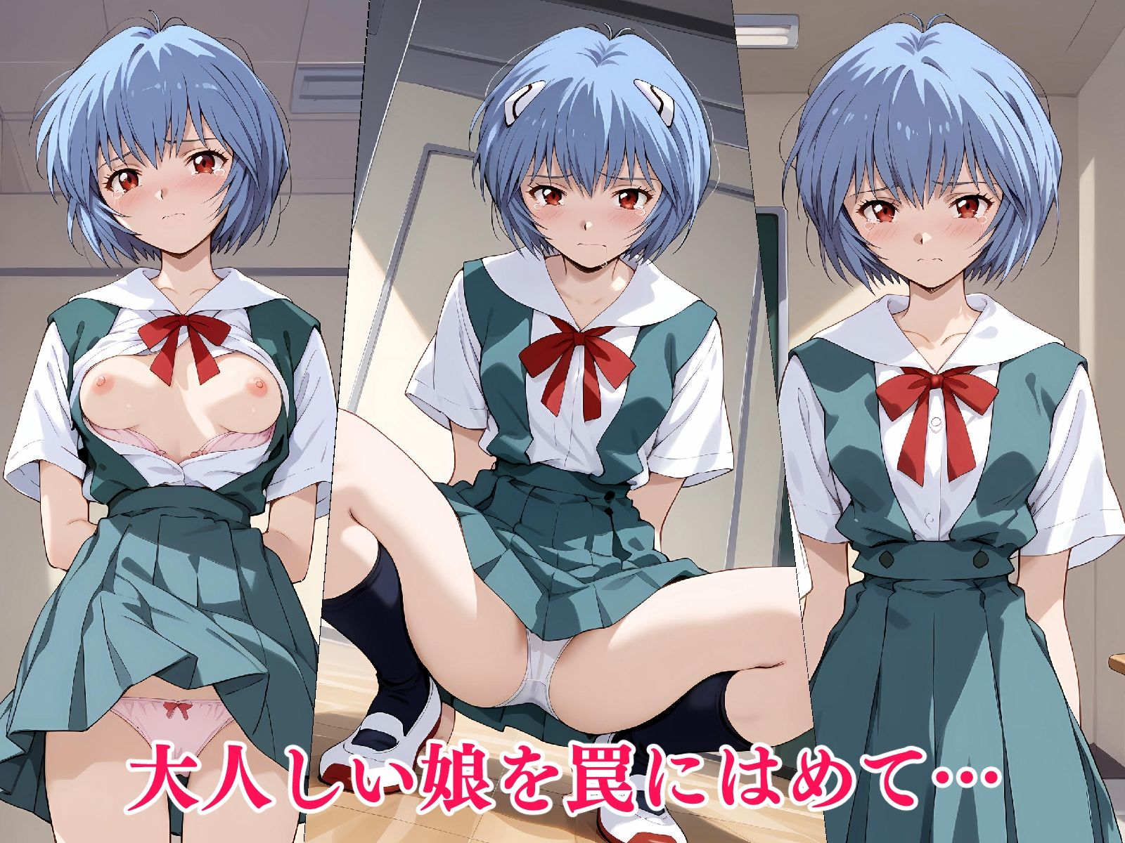 サンプル画像1:脅され泣きじゃくり綾〇レイ(ギジミン) [d_491494]