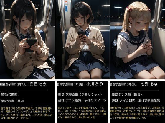 サンプル画像1:強●列車(AI美女開発部) [d_491519]