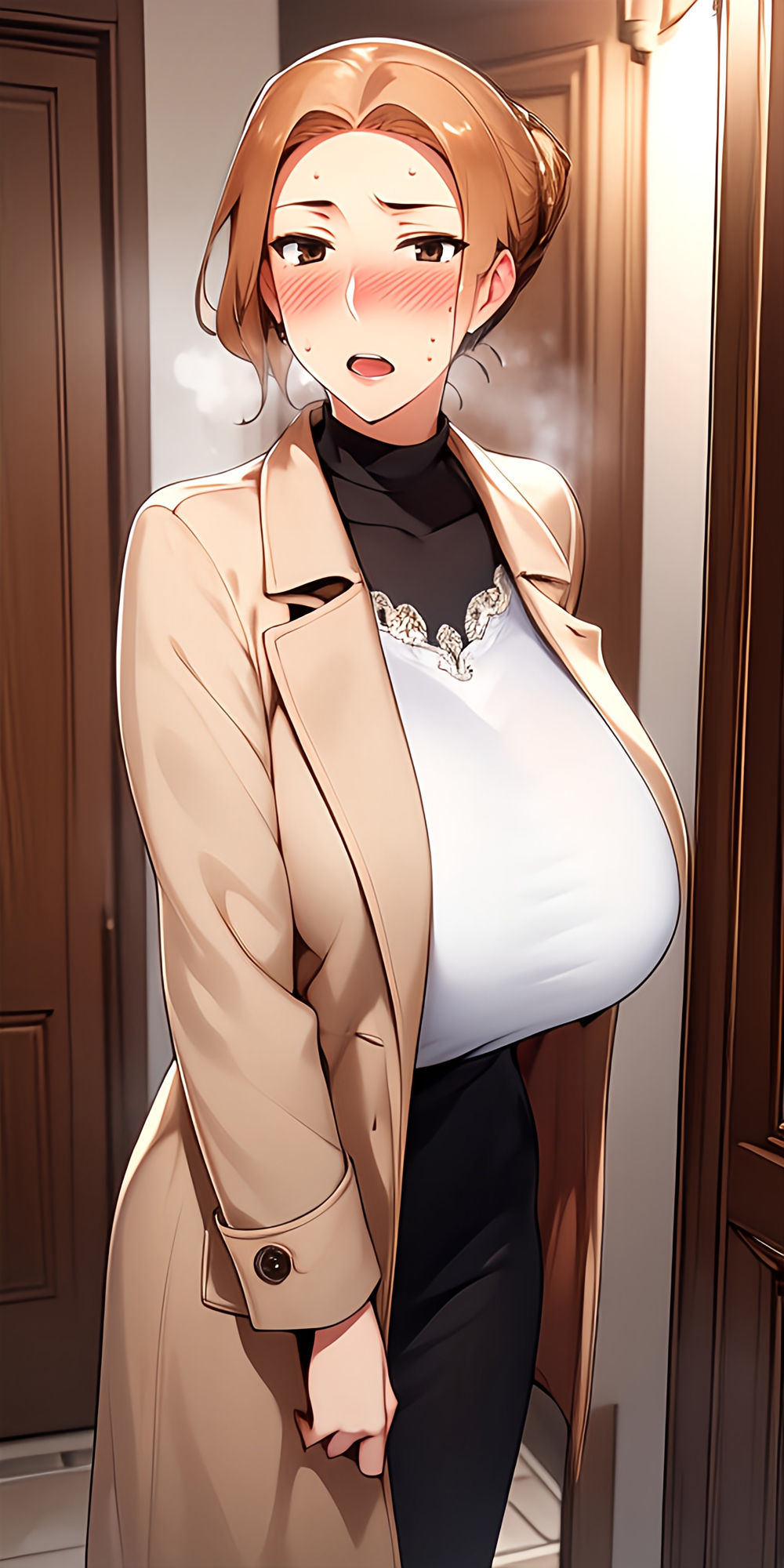 サンプル画像2:橘京香さんの裸コートで間男の自宅まで連れ回されてエッチ事情(kana) [d_491536]