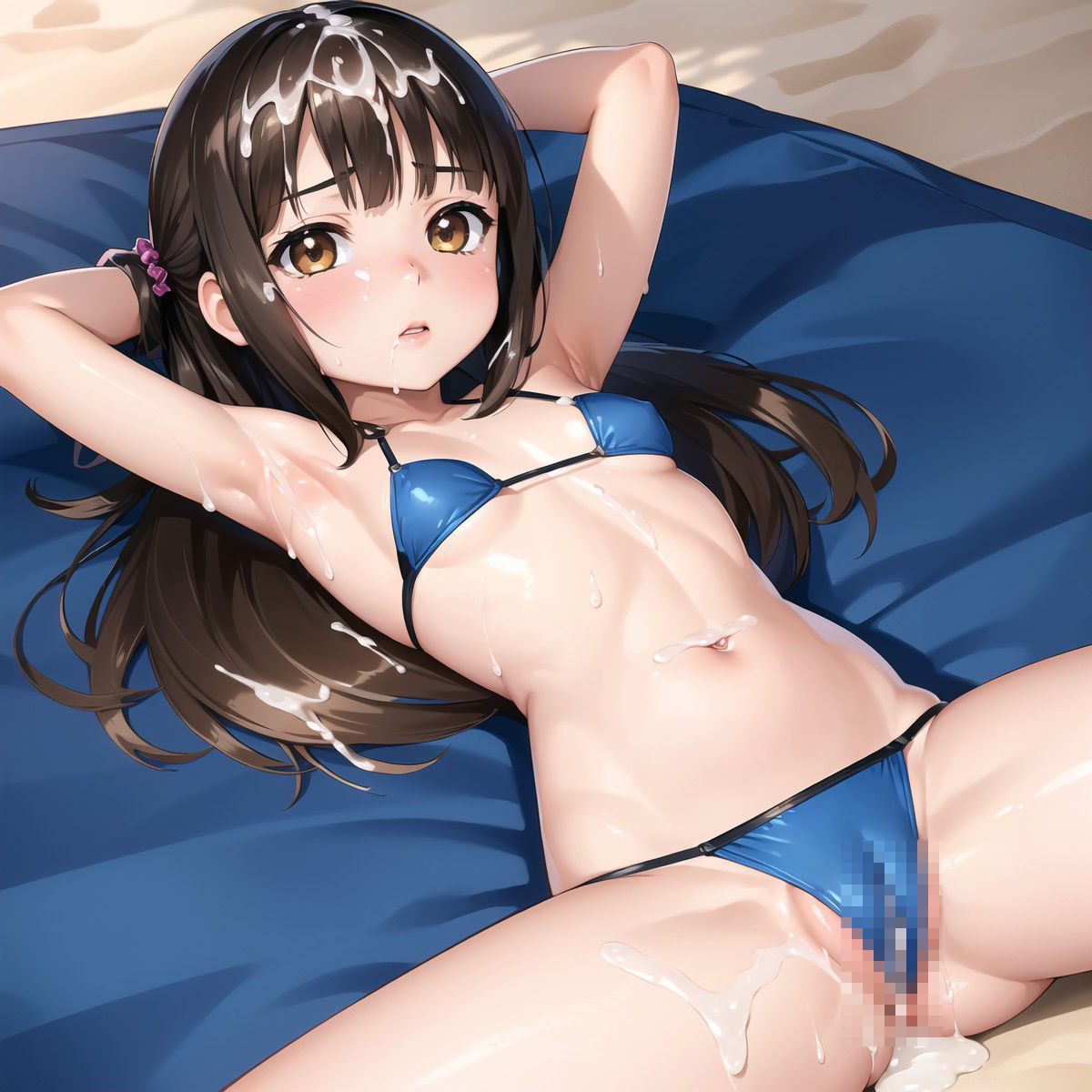 サンプル画像1:ち○さいあの娘とビーチでXX画像集part5(たらこ祭り) [d_491549]