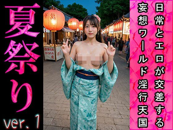 サンプル画像2:【日常とエロ】イベント:夏祭り ver.1(エッチなコス) [d_491646]