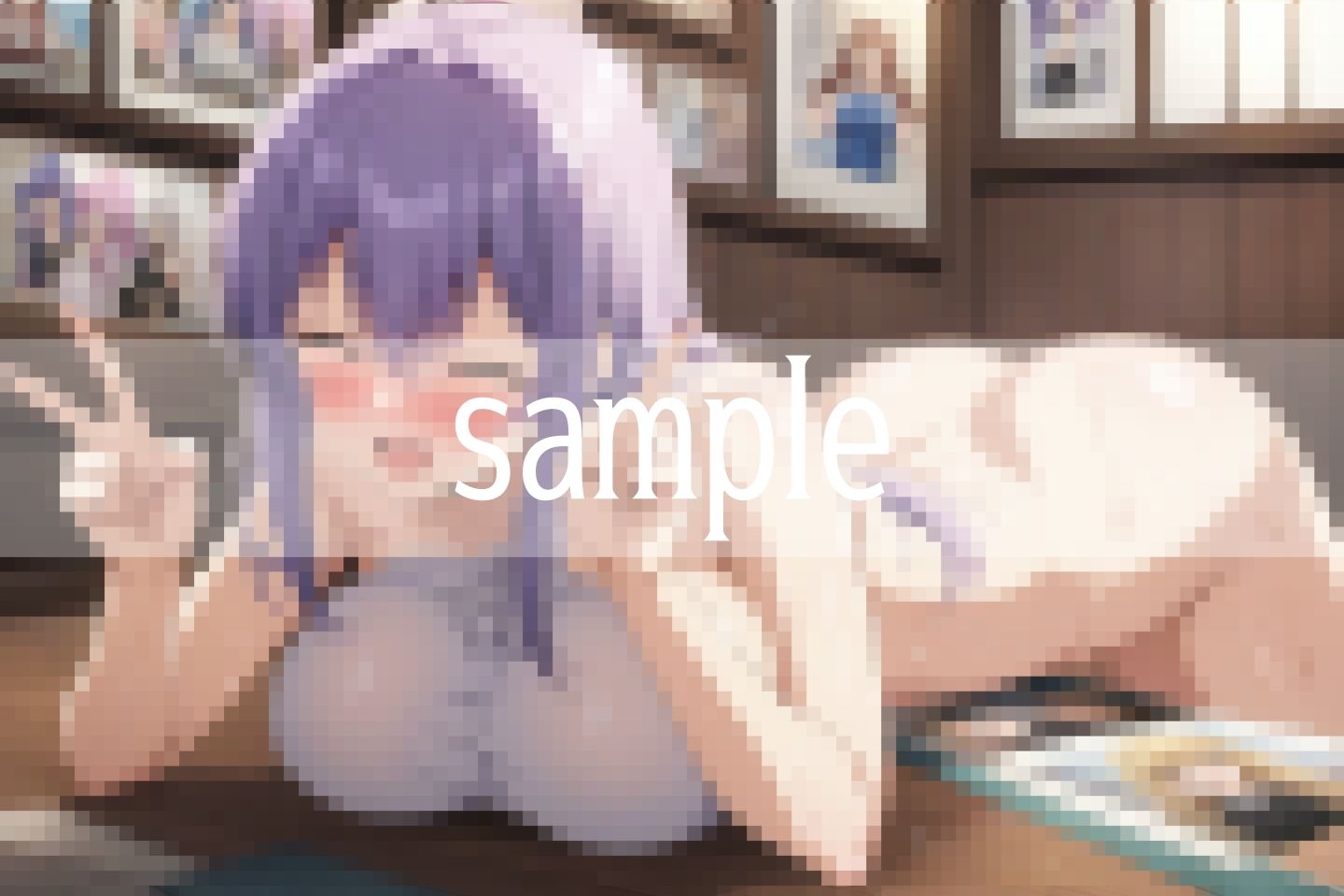 サンプル画像6:挿入待ち…早く肉棒をください…(びんびんtime) [d_491670]