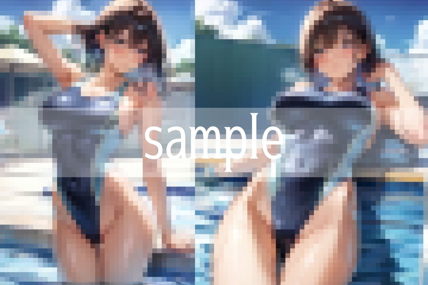 サンプル画像2:乳首ぴん勃ちの恥じらい撮影会(ぬっきたいむ) [d_491674]